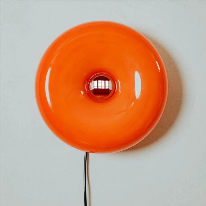 Bauhaus Donut Wall Light and Table Lamp by Euroselle