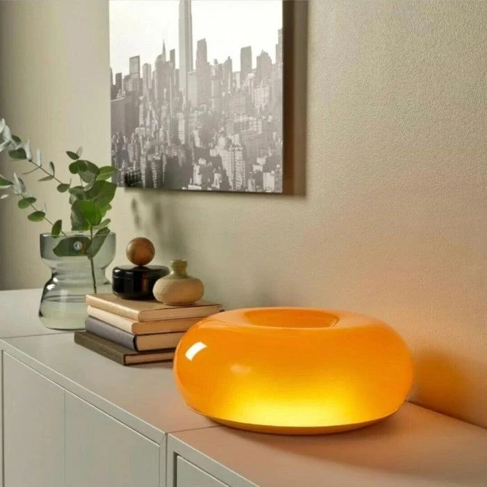 Bauhaus Donut Wall Light and Table Lamp by Euroselle