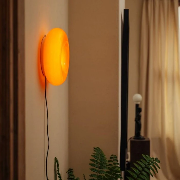 Bauhaus Donut Wall Light and Table Lamp by Euroselle