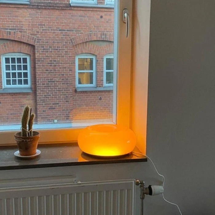Bauhaus Donut Wall Light and Table Lamp by Euroselle