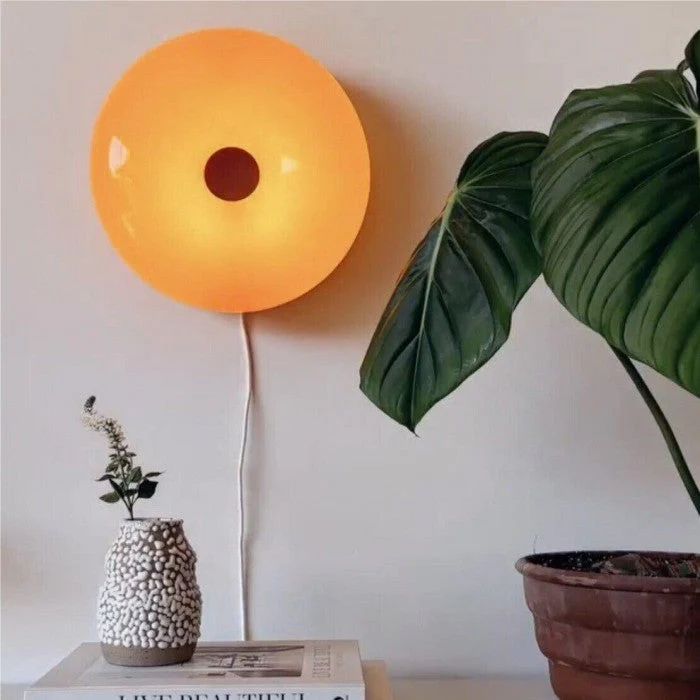 Bauhaus Donut Wall Light and Table Lamp by Euroselle