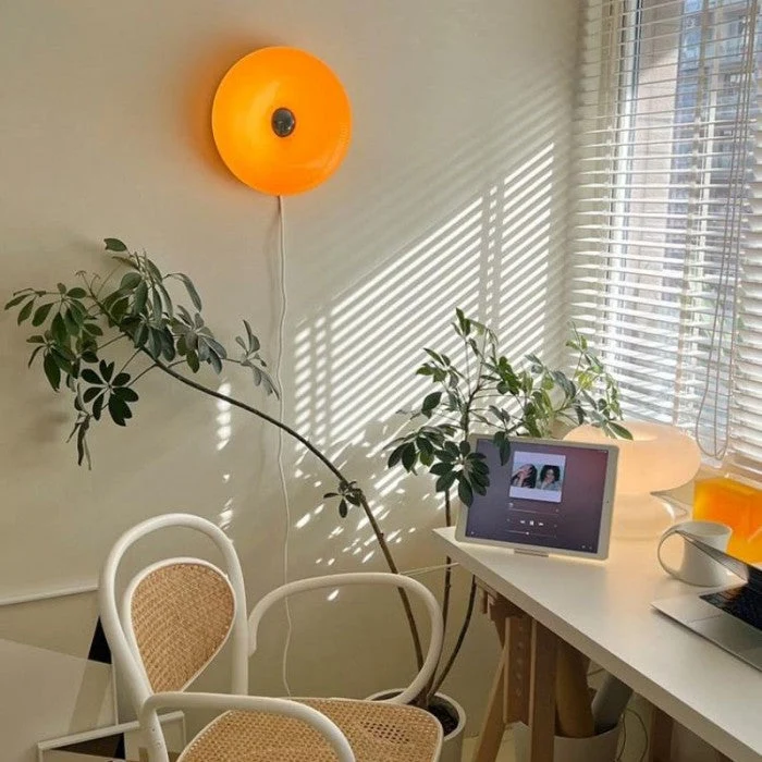 Bauhaus Donut Wall Light and Table Lamp by Euroselle