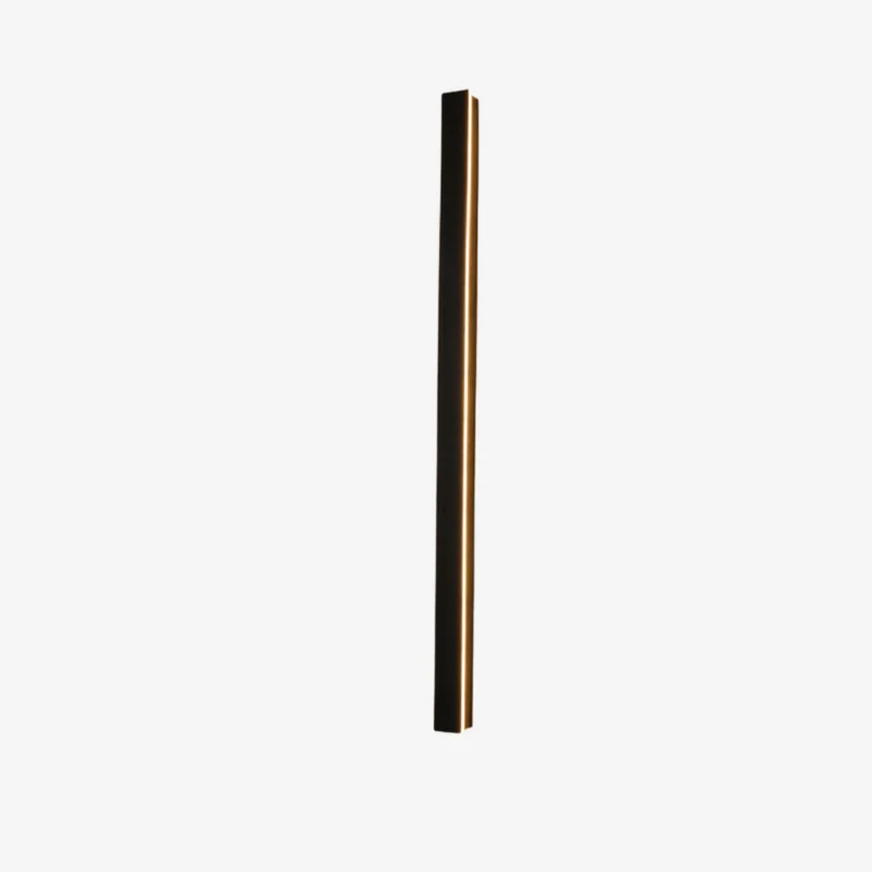 Euroselle Edge Modern Design LED Wall Lamps In Black Metal For Garden And Hallway