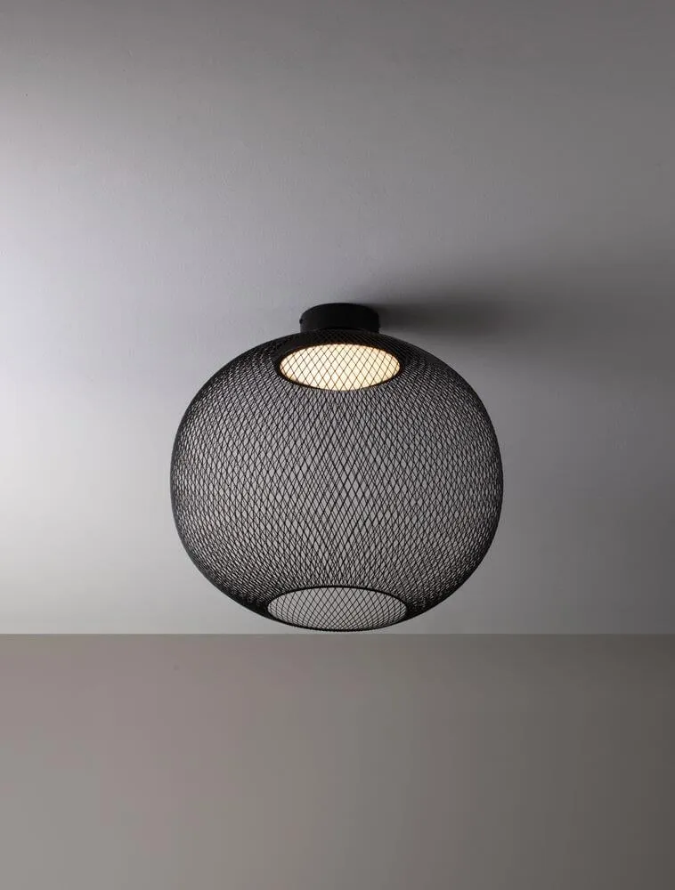 Kinetic LED Deckenleuchte 3000K Schwarz