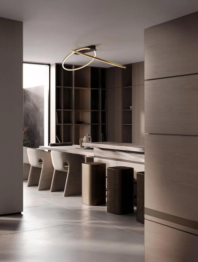 Kiklos LED Deckenleuchte 2-flammig Ø 72cm 3000K