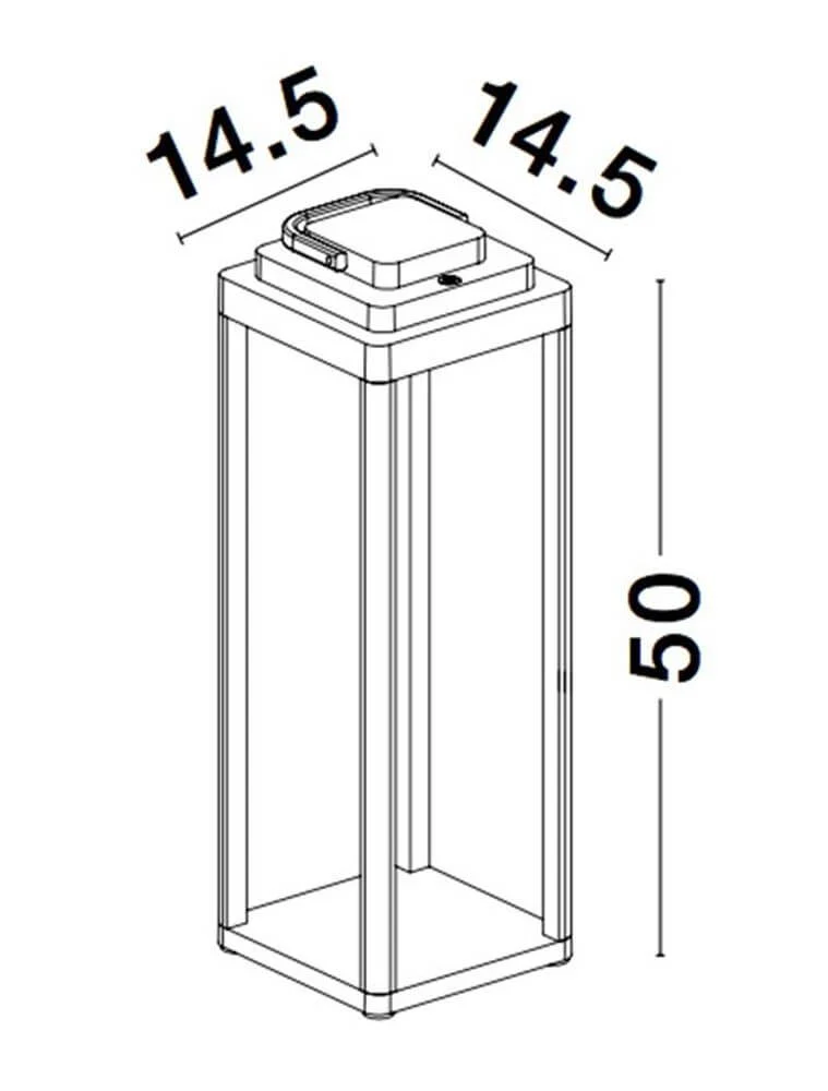 Figi LED Außenstehleuchte 3000K Anthrazit IP65