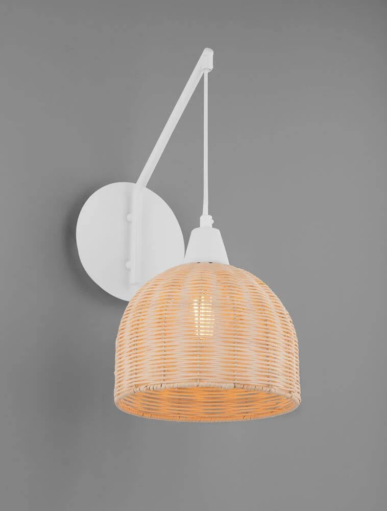 Fado Wandleuchte Ø 20,5cm E27 Rattan