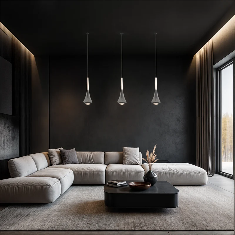 Gisela Pendants by Euroselle - Modern LED Water Drop Pendant Lights