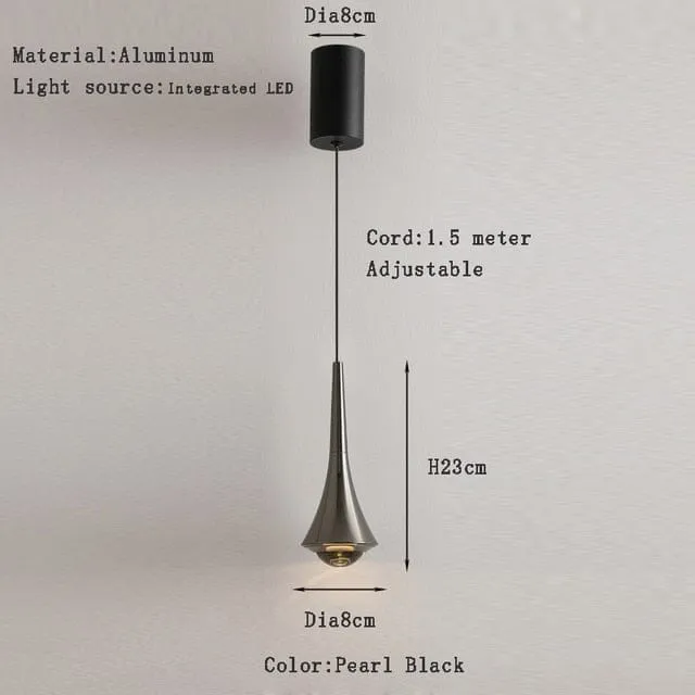 Gisela Pendants by Euroselle - Modern LED Water Drop Pendant Lights
