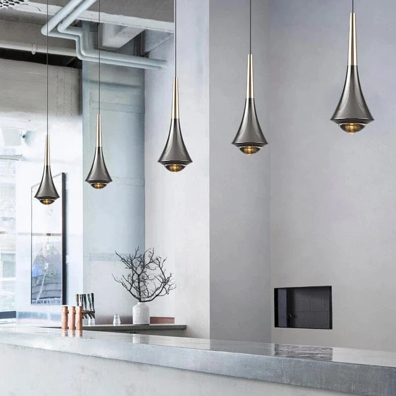 Gisela Pendants by Euroselle - Modern LED Water Drop Pendant Lights