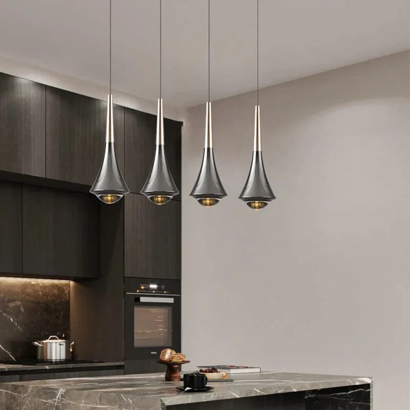 Gisela Pendants by Euroselle - Modern LED Water Drop Pendant Lights