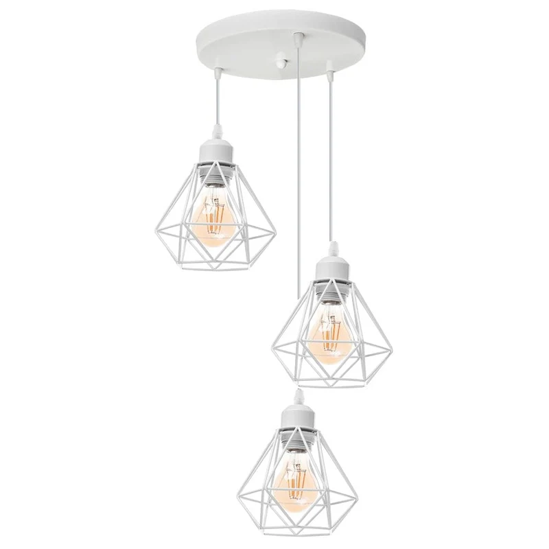 Euroselle Vintage Iron Frame Pendant Lamp Collection