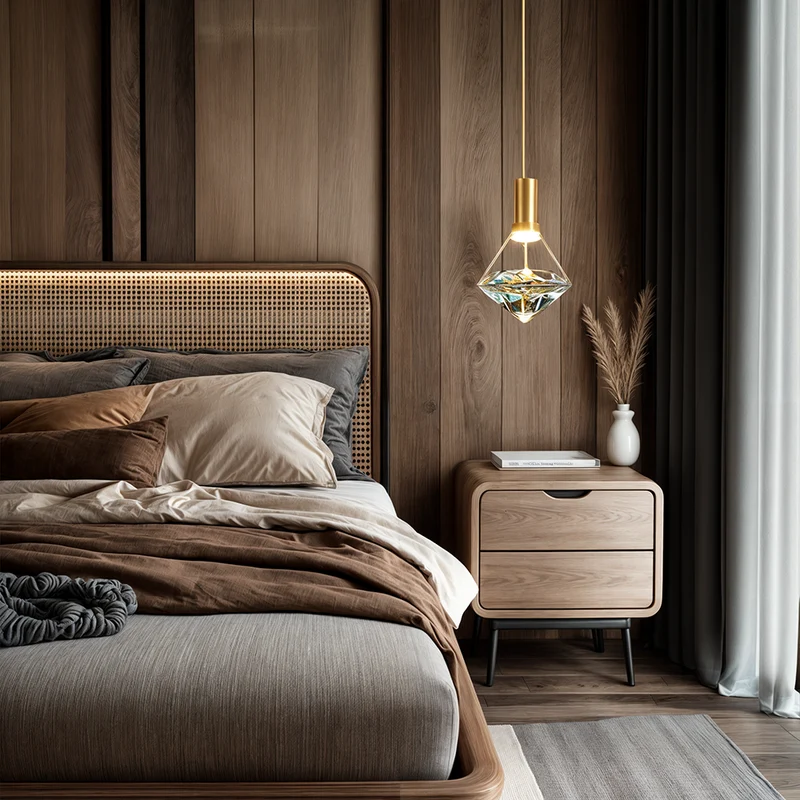 Euroselle The Modern Crystal Pendant Light For Home Decor