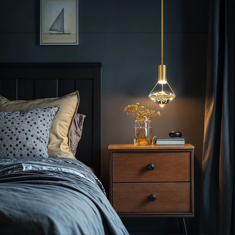 Euroselle The Modern Crystal Pendant Light For Home Decor