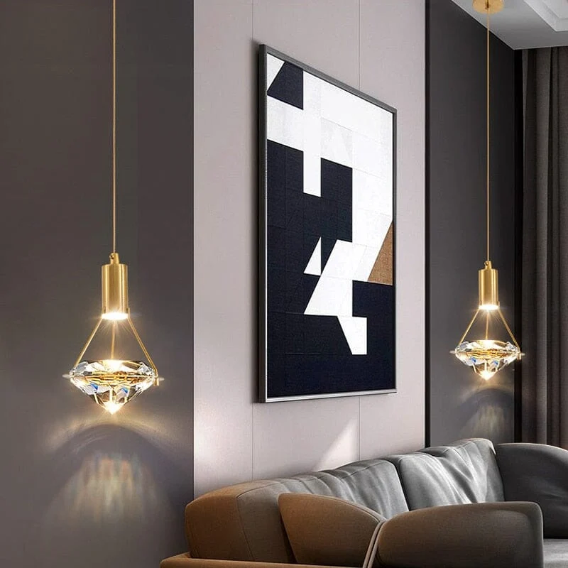 Euroselle The Modern Crystal Pendant Light For Home Decor