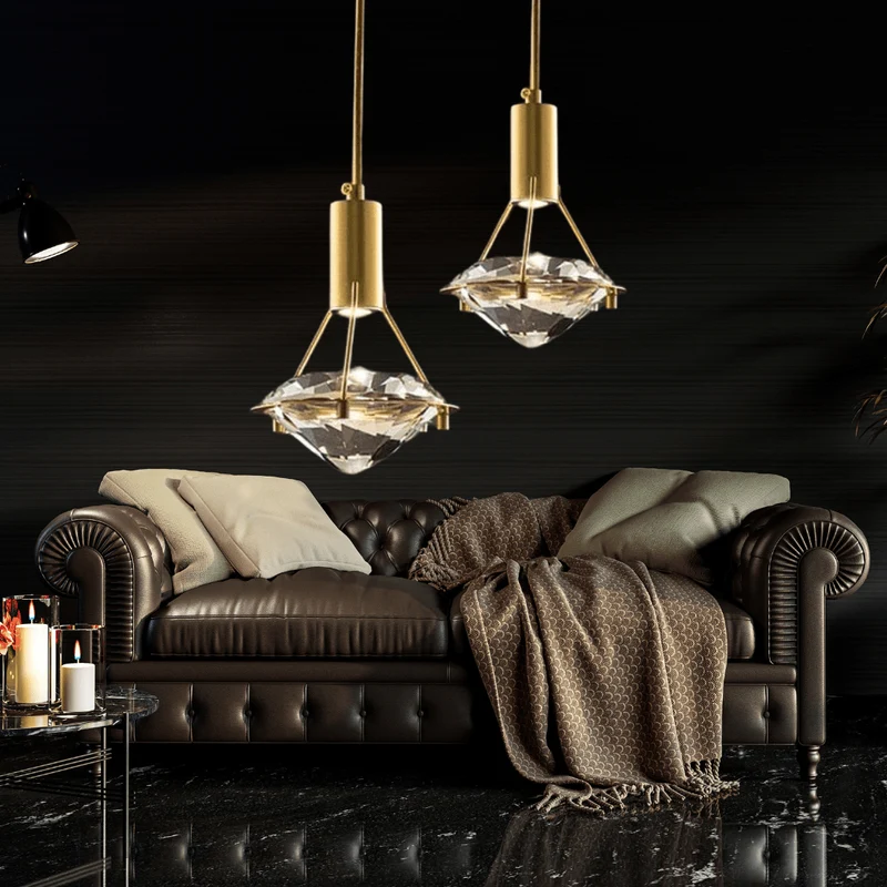 Euroselle The Modern Crystal Pendant Light For Home Decor