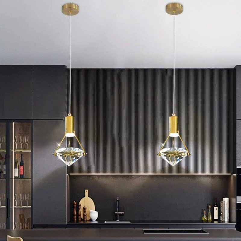 Euroselle The Modern Crystal Pendant Light For Home Decor
