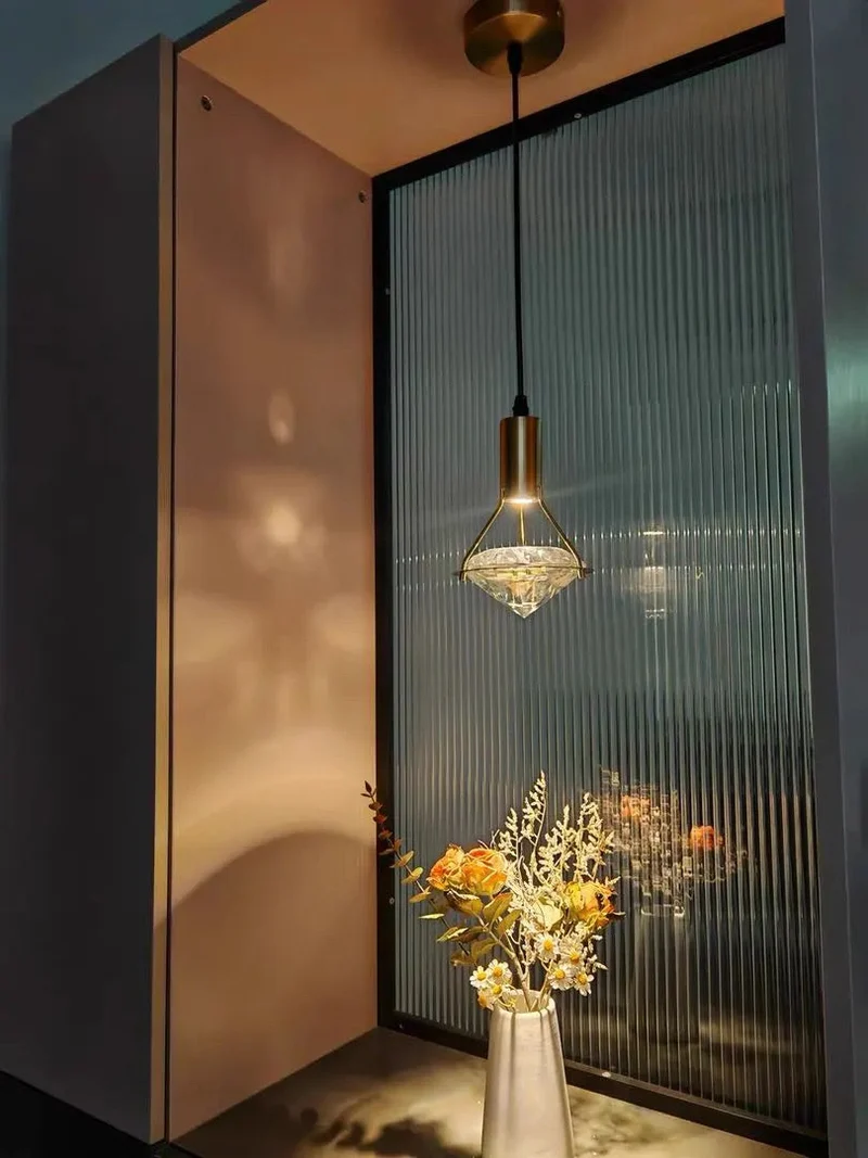 Euroselle The Modern Crystal Pendant Light For Home Decor