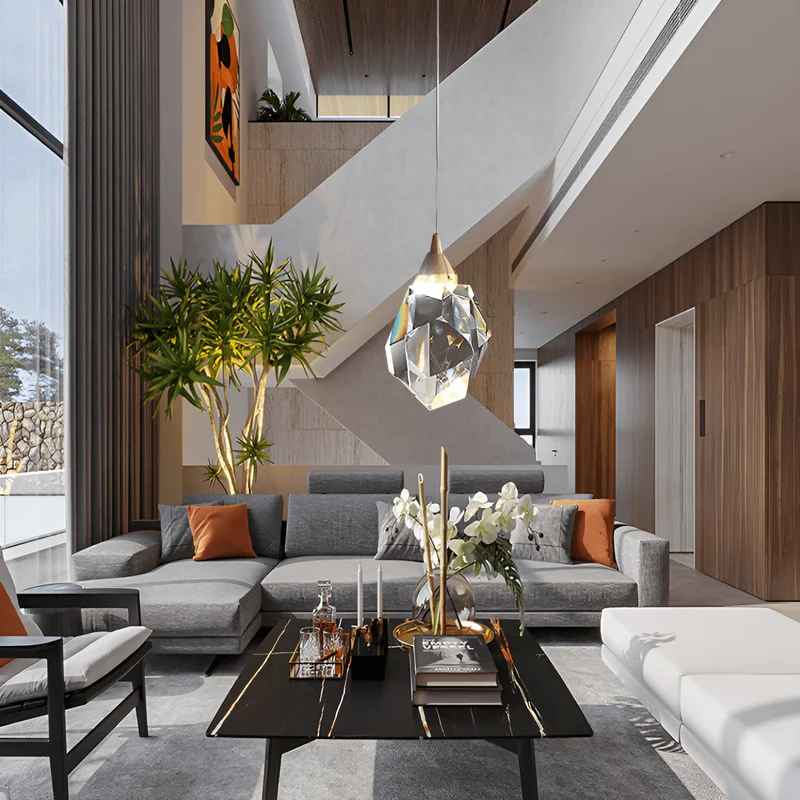 Euroselle The Crystal Pendant Light For Elegant Spaces