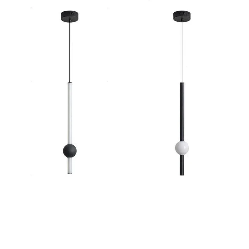 Zyzao Bar Pendant Lights Modern White Black Aluminium Euroselle