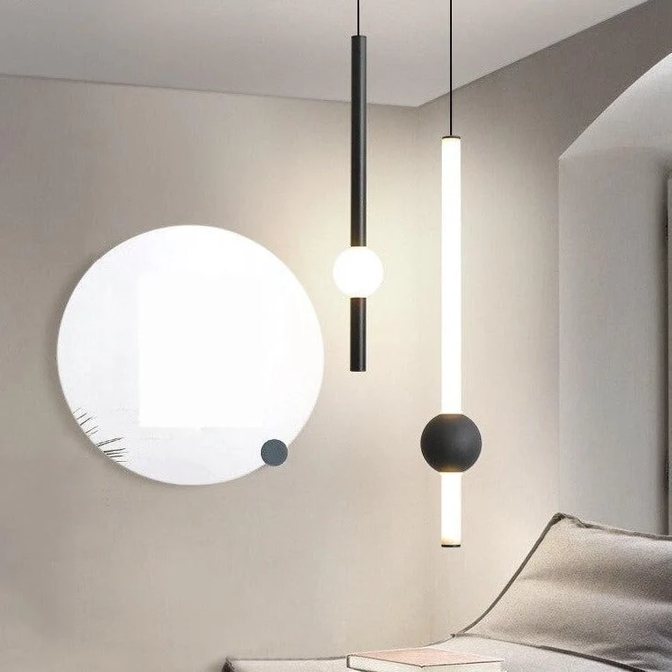 Zyzao Bar Pendant Lights Modern White Black Aluminium Euroselle