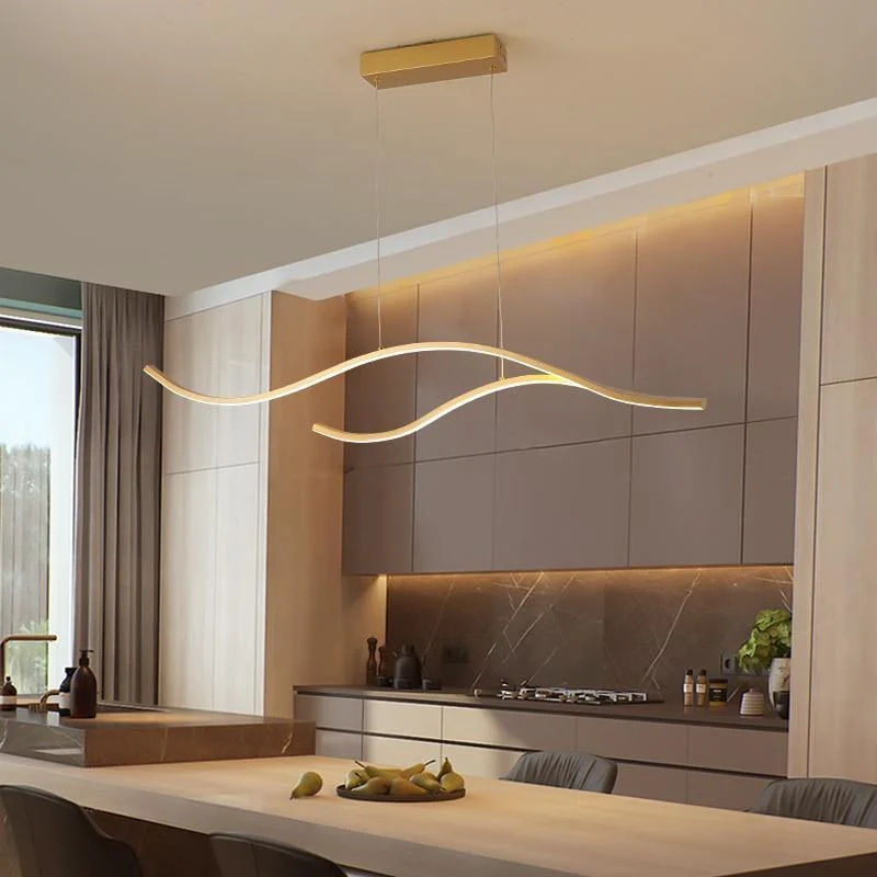 Euroselle Swimmingly Luxurious Semi-Flush Mount Pendant Light