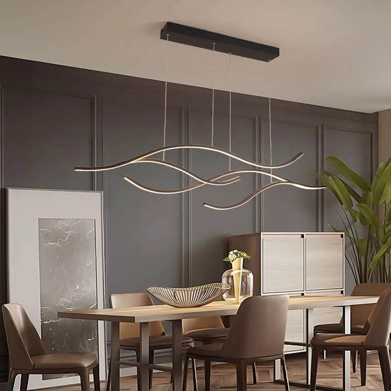 Euroselle Swimmingly Luxurious Semi-Flush Mount Pendant Light