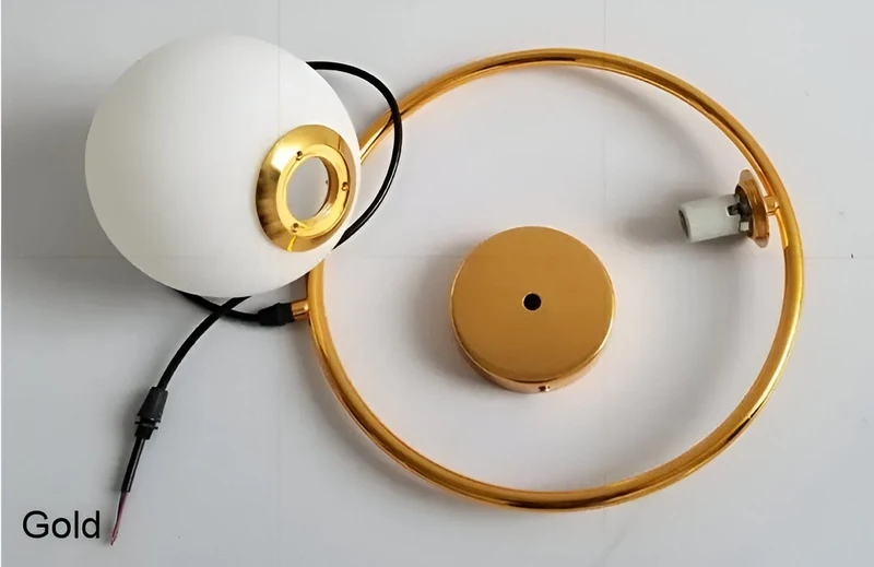 Euroselle LED Glass Ball Pendant Lights For Modern Home Decor