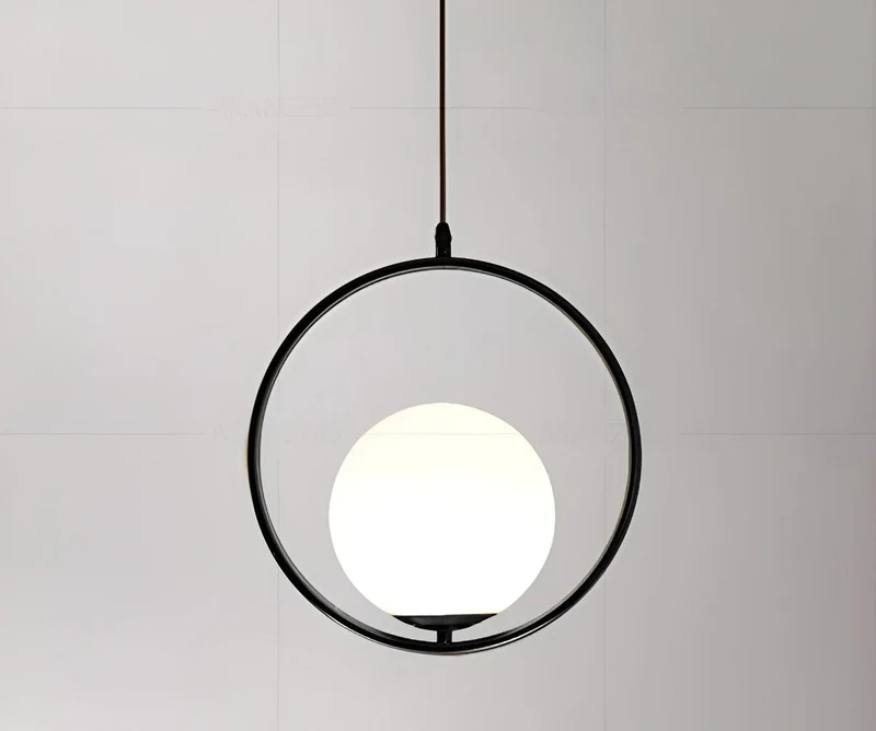Euroselle LED Glass Ball Pendant Lights For Modern Home Decor