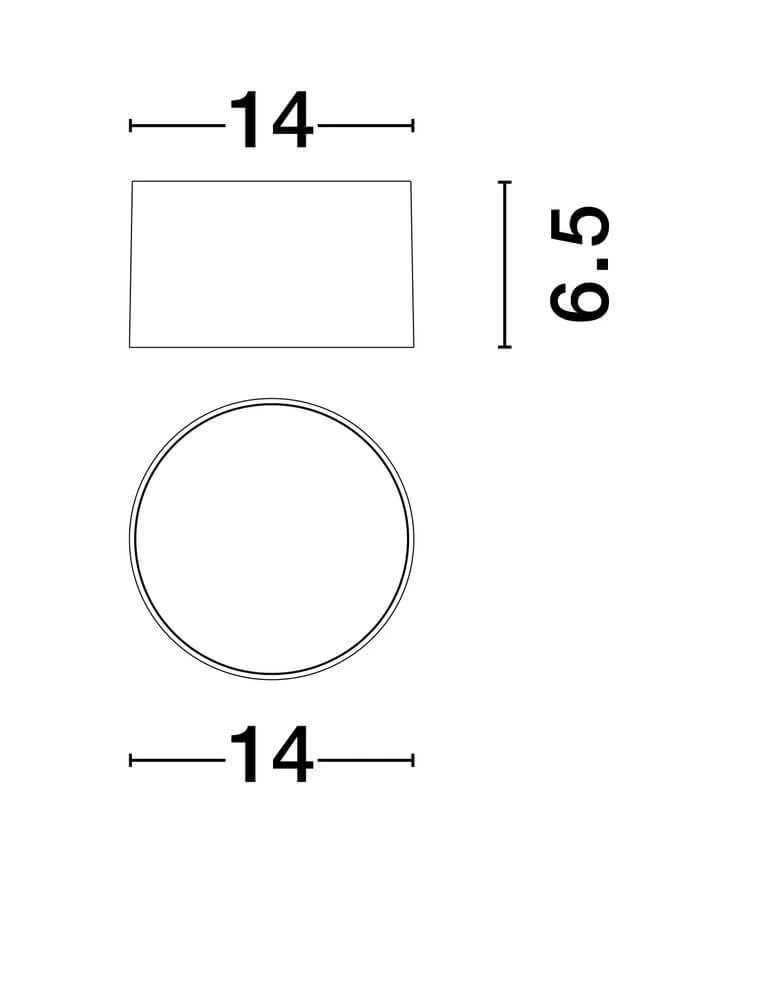 Luldo LED Deckenleuchte Ø 14cm 3000K