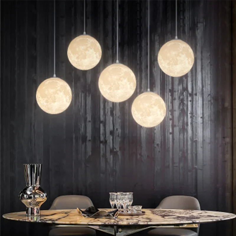 3DSphere Lunar Elegance Hanging Lamp By Euroselle