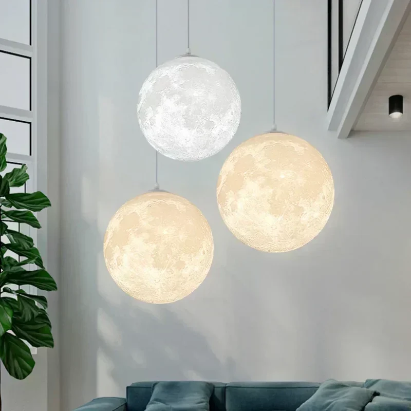 3DSphere Lunar Elegance Hanging Lamp By Euroselle