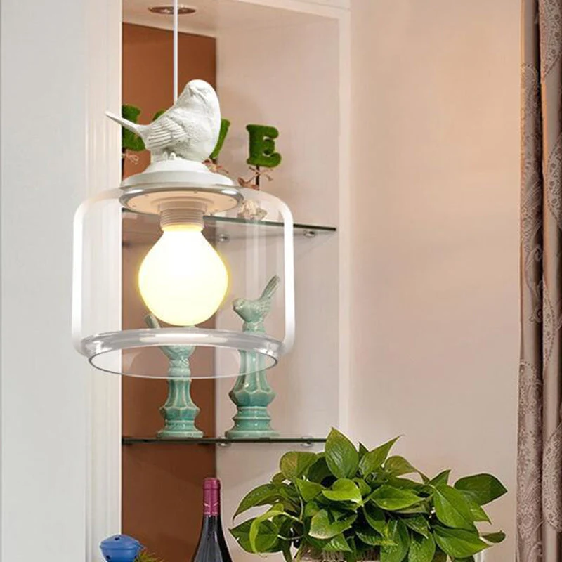 Bird Pendant Lamp Euroselle With Bird Motif For Cozy Ambience
