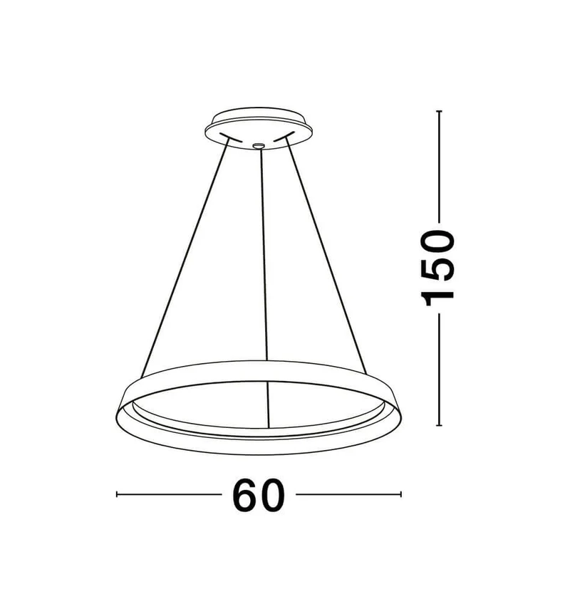 Ormi Pendelleuchte Ø 60cm 2700, 3000K