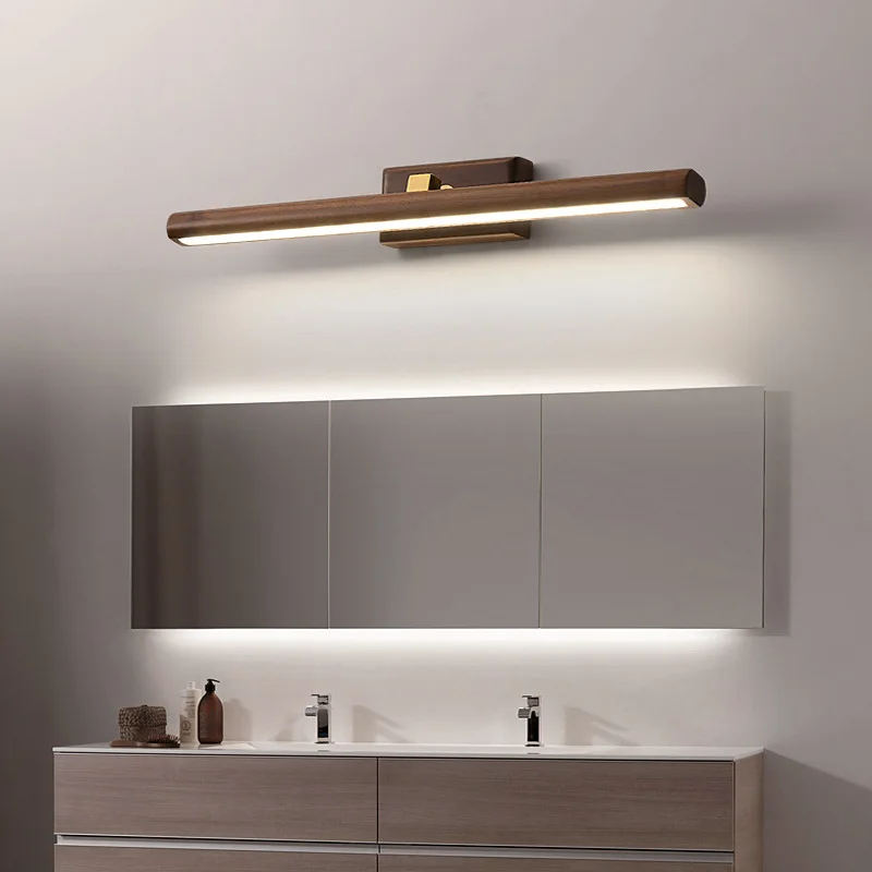 LumiMystic Black Walnut Lamp For Bathroom By Euroselle