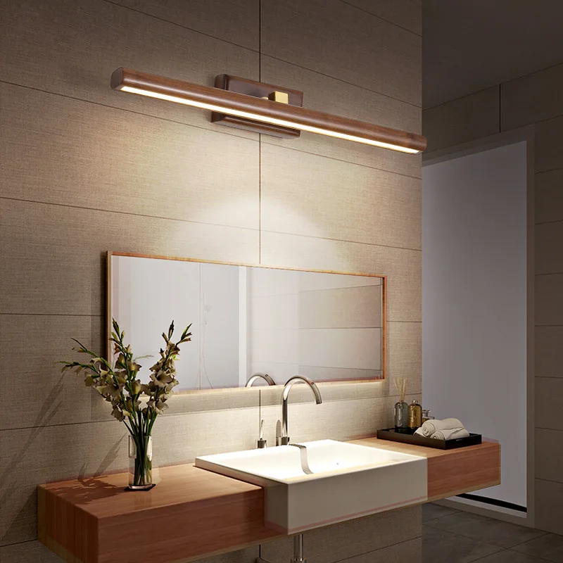 LumiMystic Black Walnut Lamp For Bathroom By Euroselle