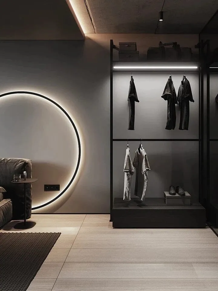 New Eclipse Round LED Wall Lamp Euroselle For Modern Homes