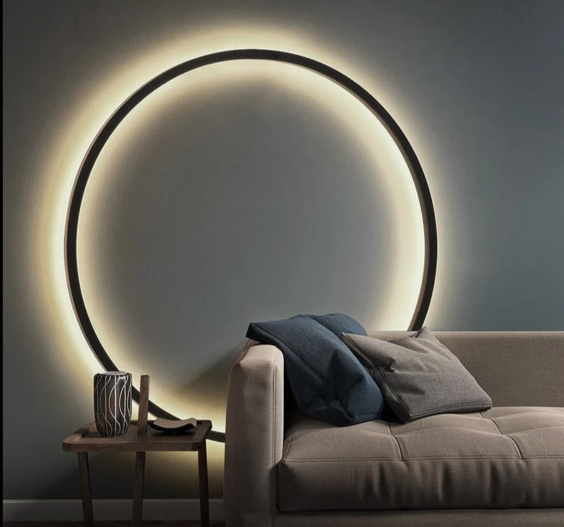 New Eclipse Round LED Wall Lamp Euroselle For Modern Homes