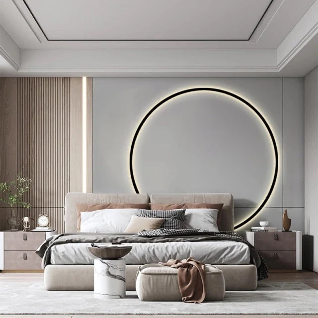 New Eclipse Round LED Wall Lamp Euroselle For Modern Homes