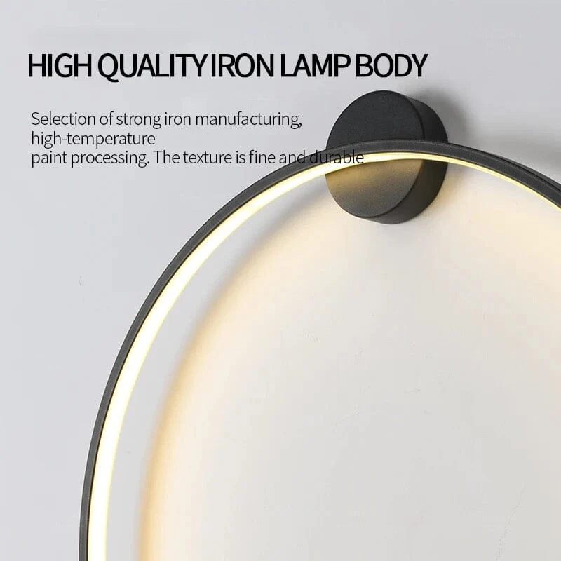 New Eclipse Round LED Wall Lamp Euroselle For Modern Homes