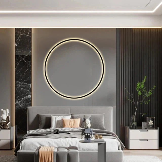 New Eclipse Round LED Wall Lamp Euroselle For Modern Homes