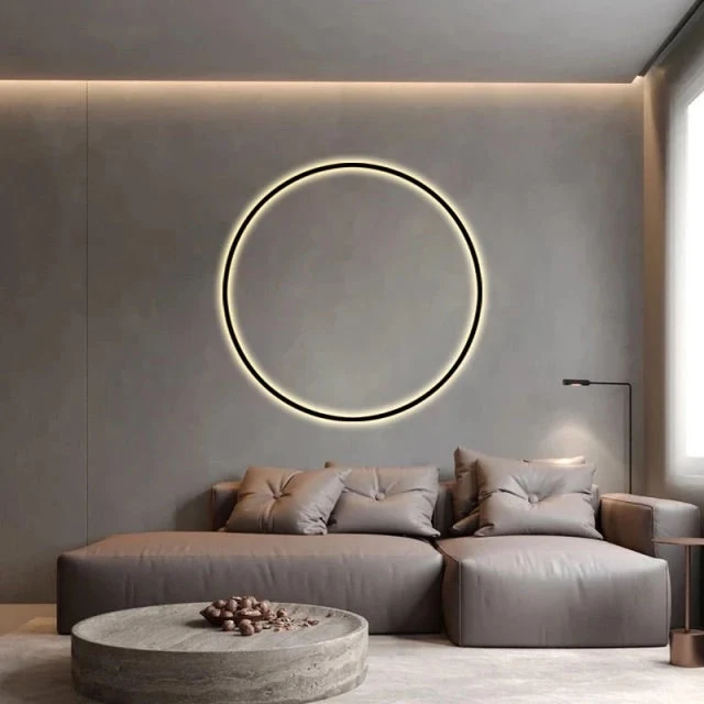 New Eclipse Round LED Wall Lamp Euroselle For Modern Homes