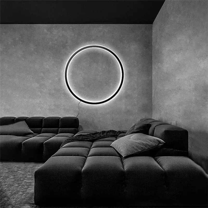 New Eclipse Round LED Wall Lamp Euroselle For Modern Homes