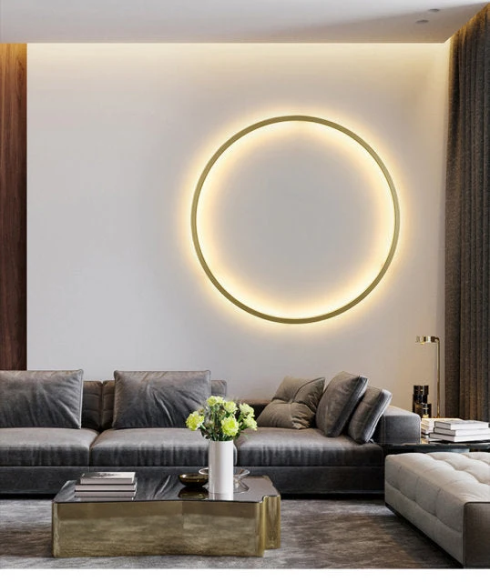 New Eclipse Round LED Wall Lamp Euroselle For Modern Homes