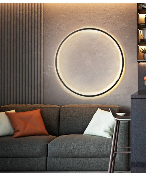 New Eclipse Round LED Wall Lamp Euroselle For Modern Homes