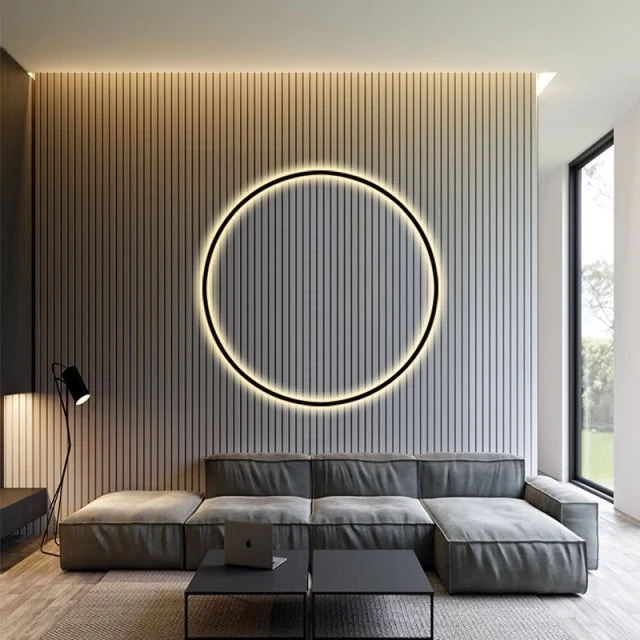 New Eclipse Round LED Wall Lamp Euroselle For Modern Homes