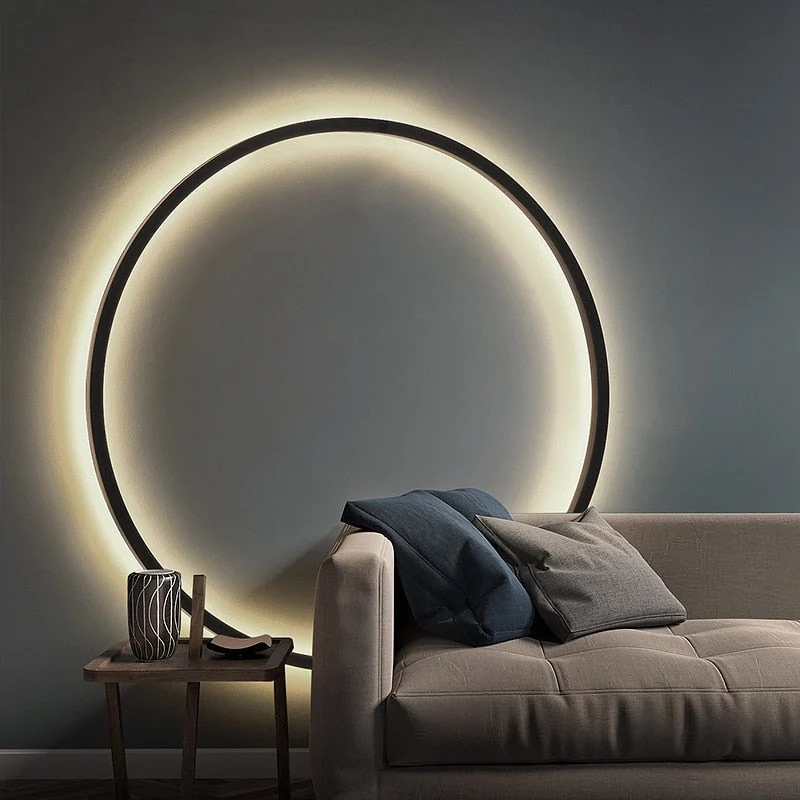New Eclipse Round LED Wall Lamp Euroselle For Modern Homes