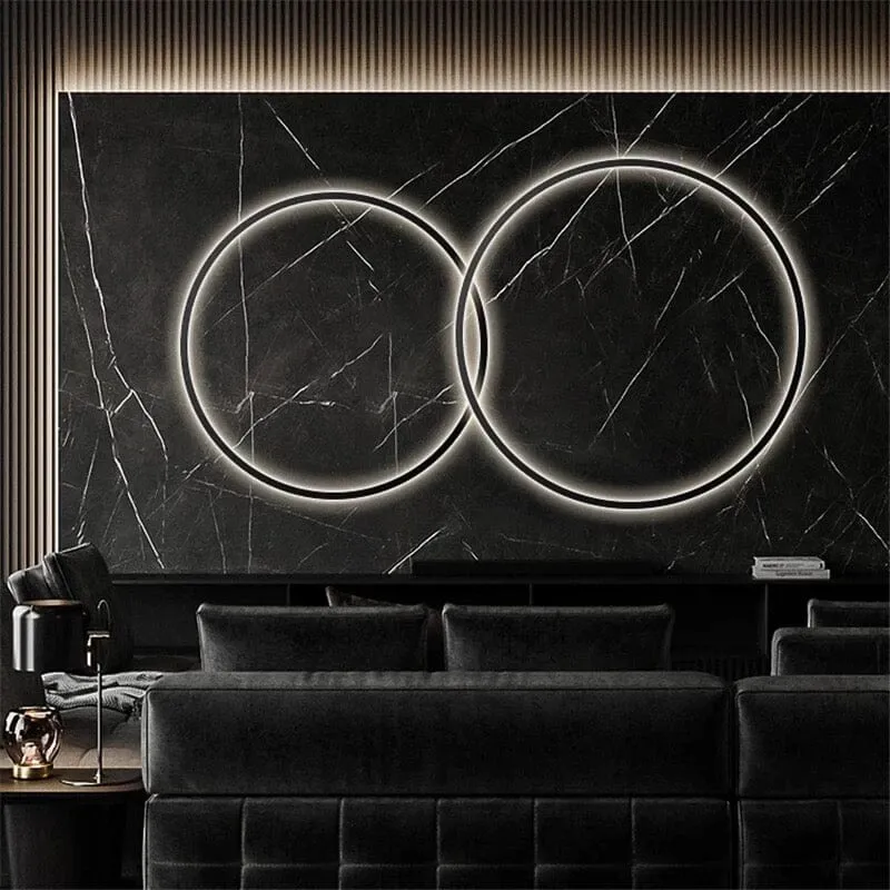 New Eclipse Round LED Wall Lamp Euroselle For Modern Homes
