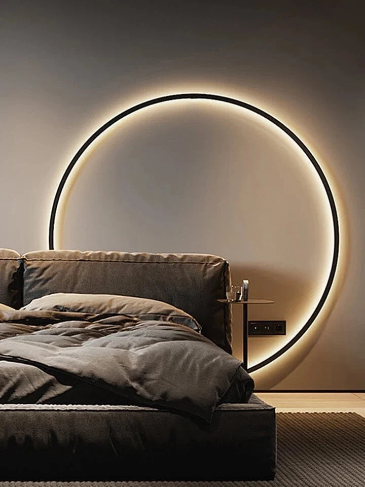 New Eclipse Round LED Wall Lamp Euroselle For Modern Homes