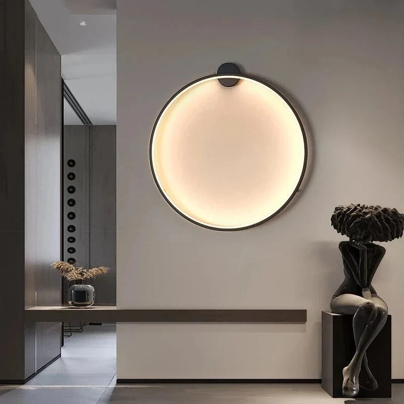 New Eclipse Round LED Wall Lamp Euroselle For Modern Homes